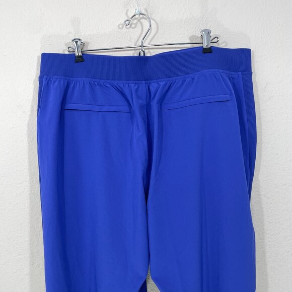 NEW Athleta Brooklyn  Ankle Pants Size 16 Purple Pull On Lightweight Stretch NWT - Picture 5 of 8